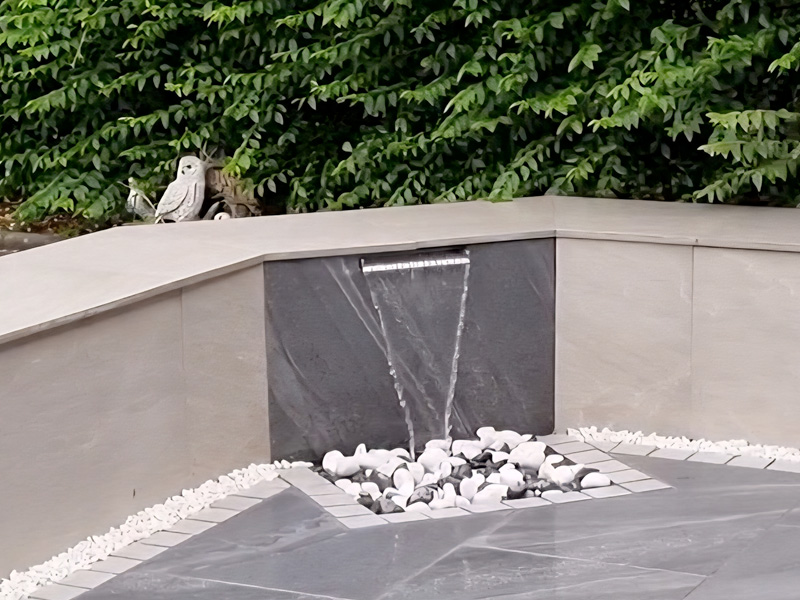 water feature designer nottingham, derby koi carp pond design 6
